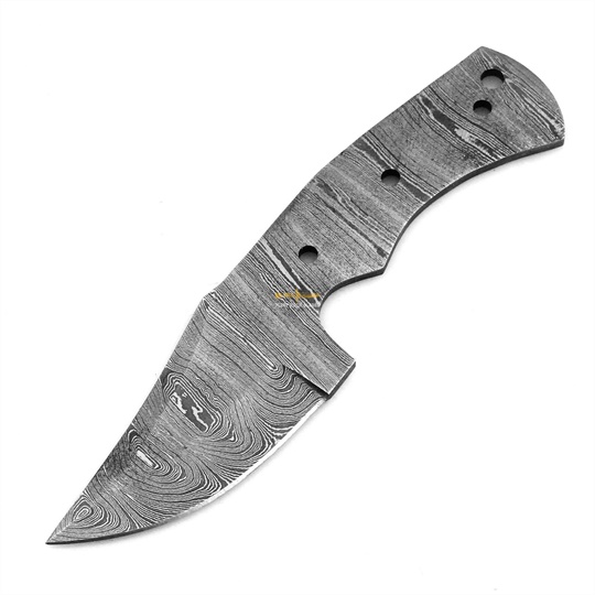 Damascus Steel Blank Blade