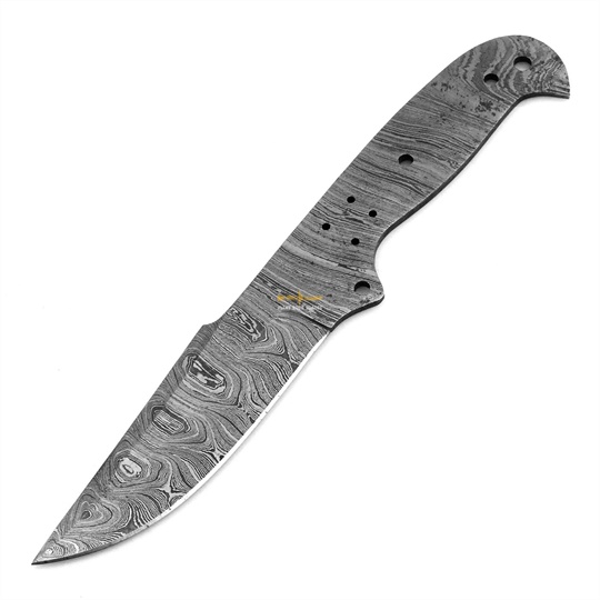 Damascus Steel Blank Blade