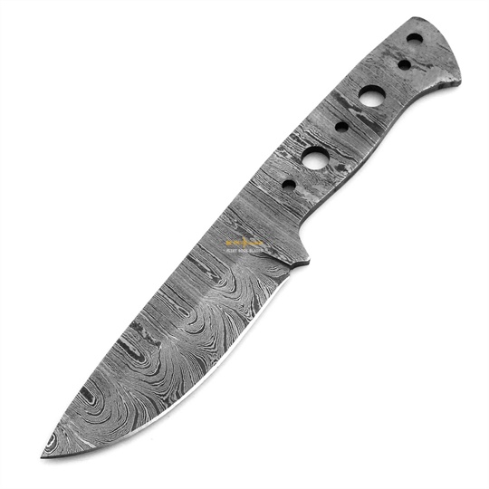 Damascus Steel Blank Blade