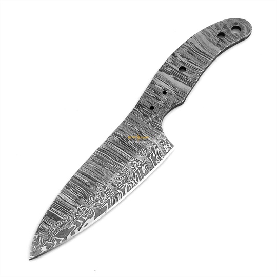 Damascus Steel Blank Blade