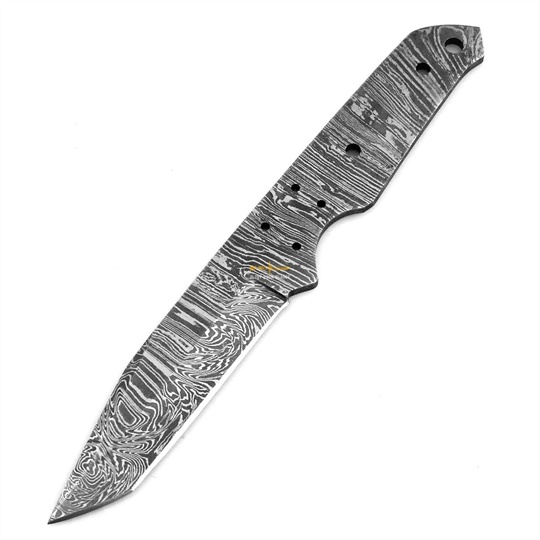 Damascus Steel Blank Blade