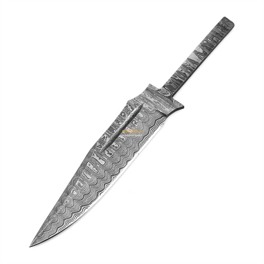 Damascus Steel Blank Blade