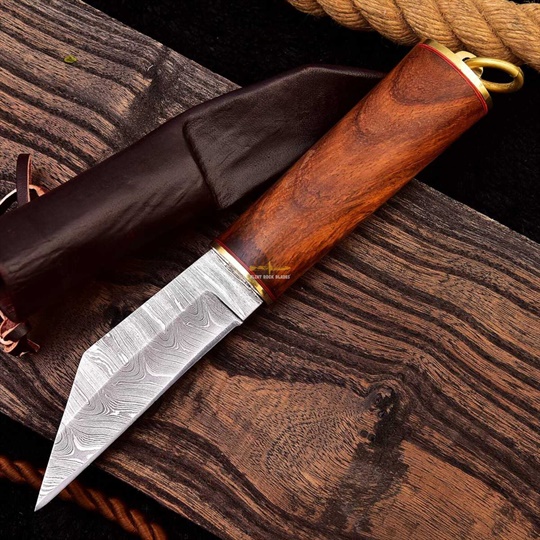 Damascus Steel Viking Knife