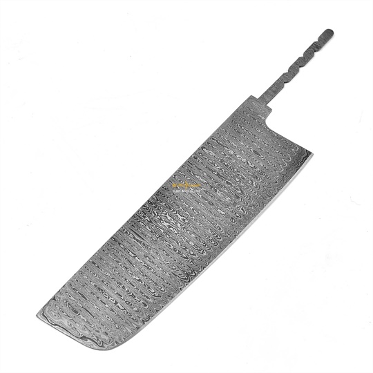 Damascus Steel Blank Blade Cleaver