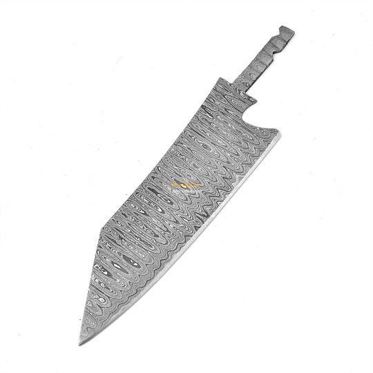 Damascus Steel Blank Blade Chef