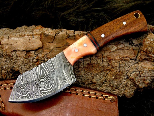 Damascus Steel Mini Skinner knife