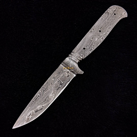 Damascus Steel Integral Blank Blade 