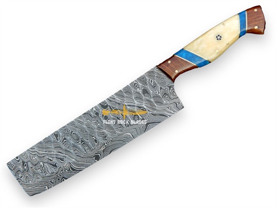 Damascus Steel Cleaver Knife