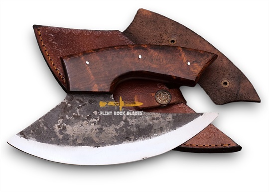 High Carbon Steel Rustic Ulu