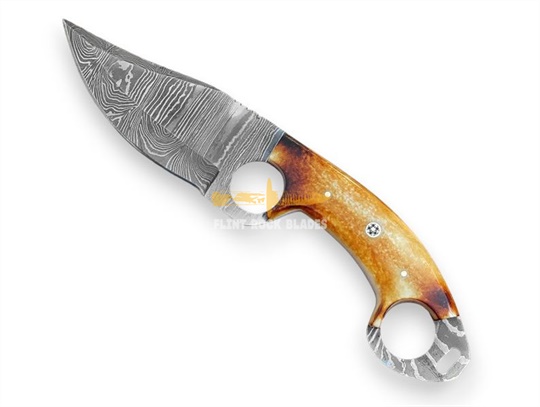 Damascus Steel Skinner Knife