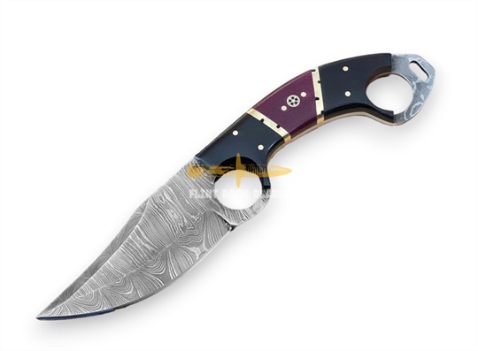 Damascus Steel Skinner Knife