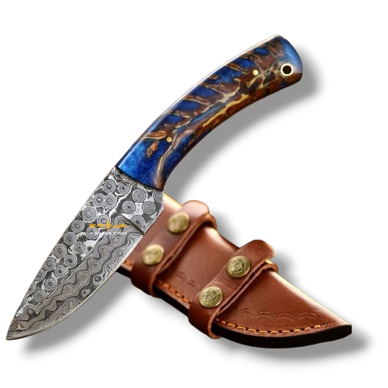 Damascus Steel Skinner Knife