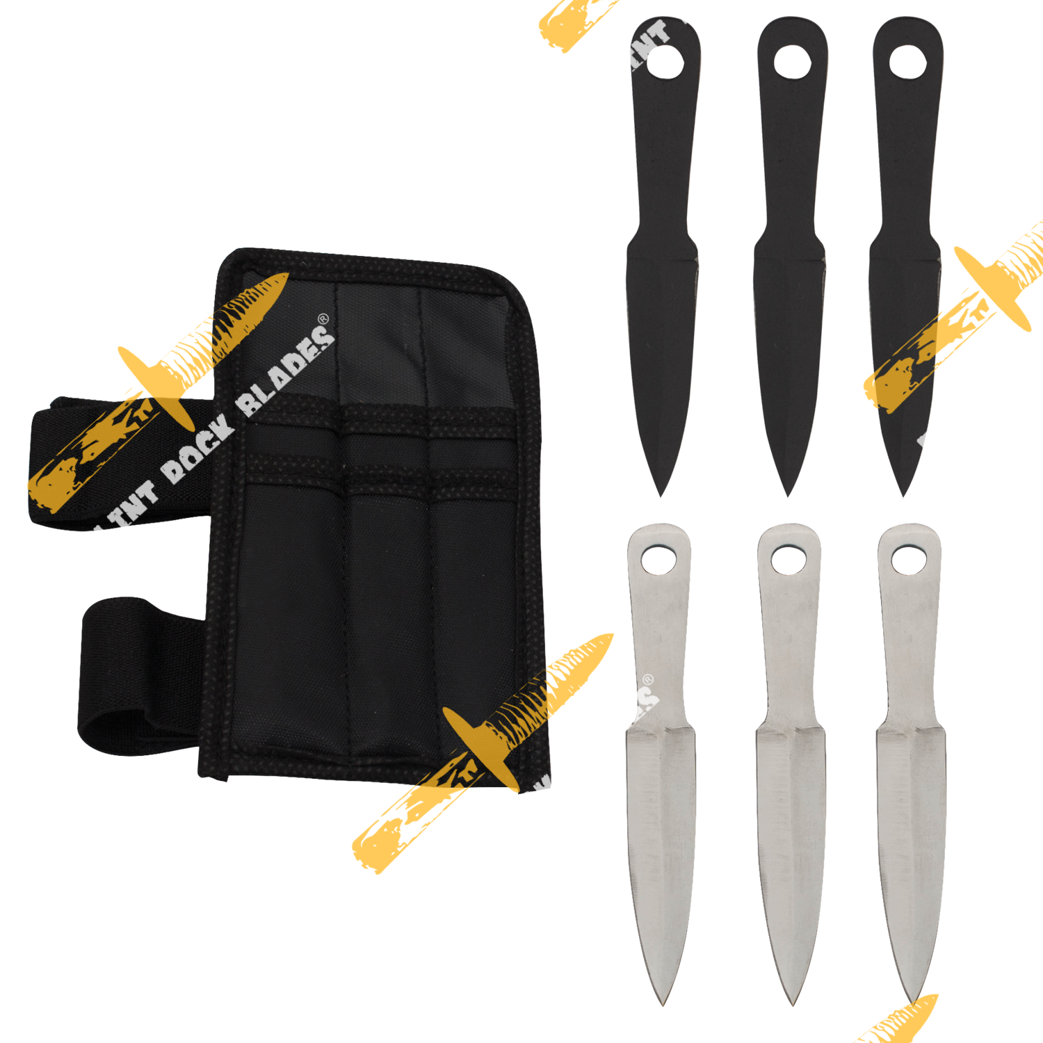 Stainless steel Throwing Knives (set of 6)