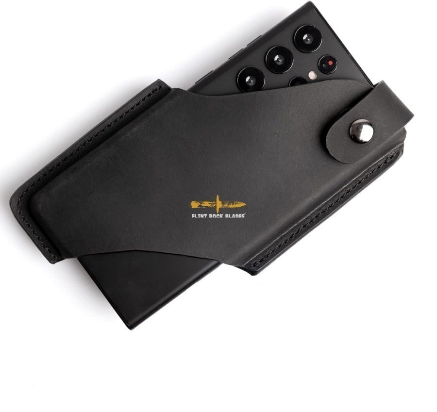 Cellular Leather Pouch