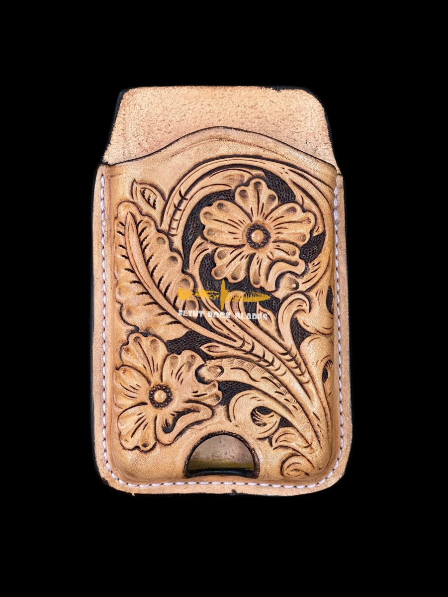 Cellular Leather Pouch