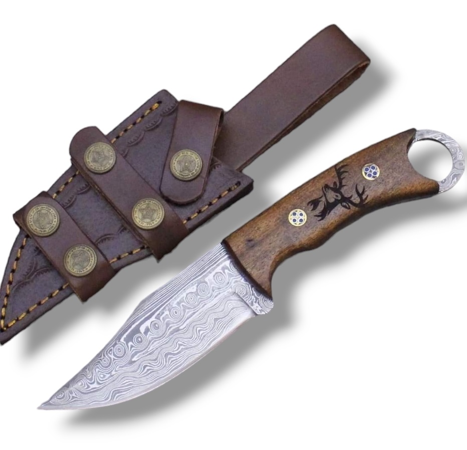 Damascus Steel Skinner Knife