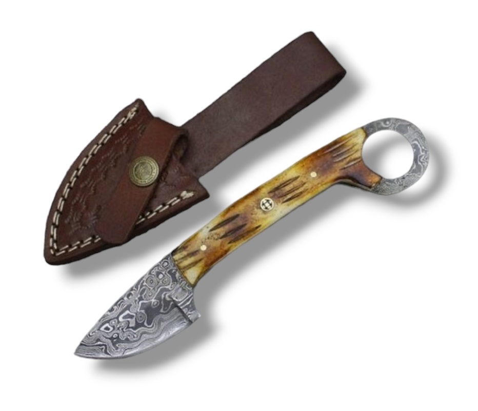 Damascus Steel Skinner Knife