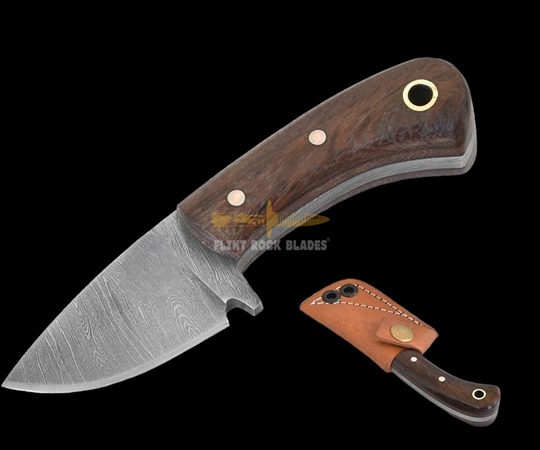 Damascus Steel Neck knife