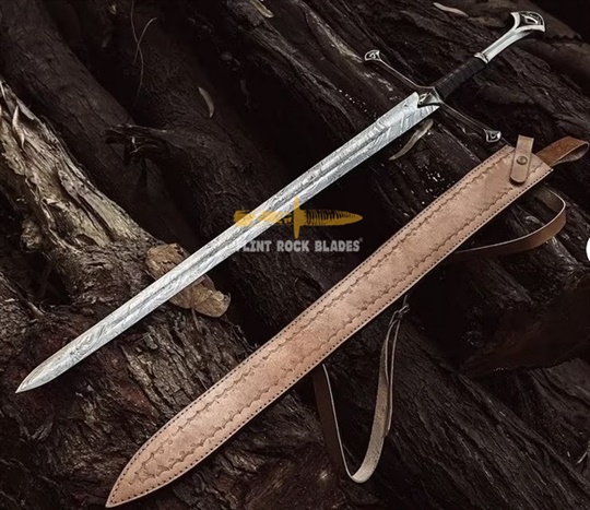 ANDURIL Sword of Strider, Lord of the Rings King Aragorn Ranger Sword