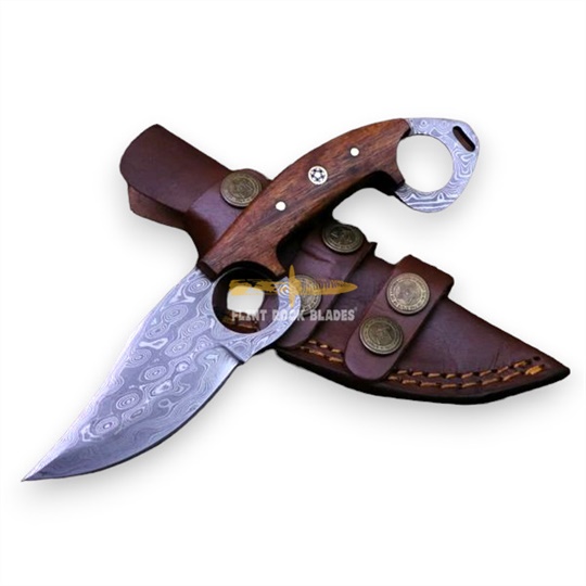 Damascus Steel Skinner Knife