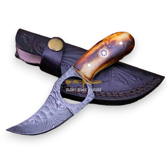 Damascus Steel Skinner Knife