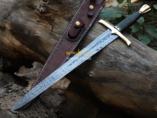 Damascus Steel Blade Sword