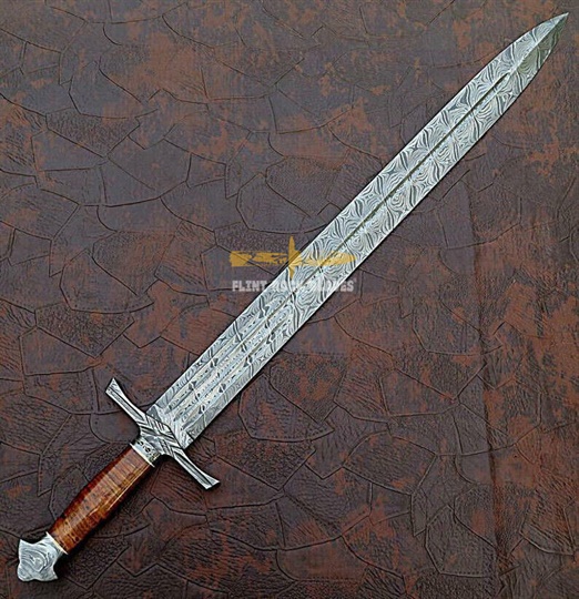 Damascus Steel Blade Sword