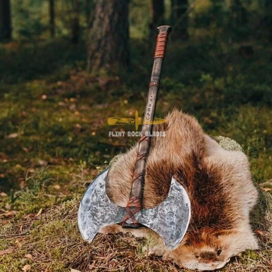 Carbon Steel Double Headed Axe