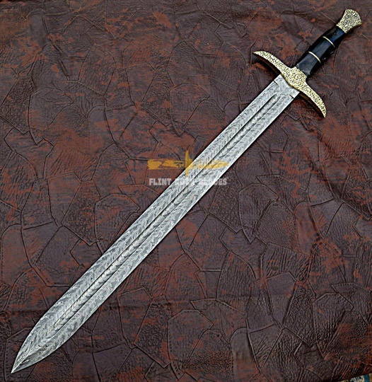 Damascus Steel Blade Sword