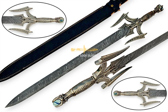 Damascus Steel Blade Sword