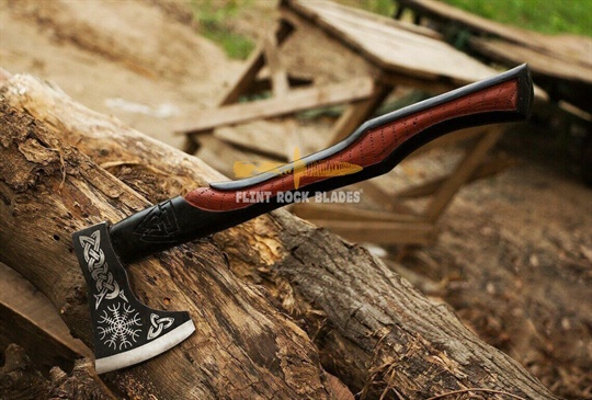 ETCHED Steel VIKING Axe