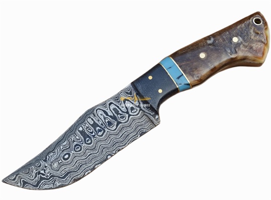 Damascus Steel hunting Knife