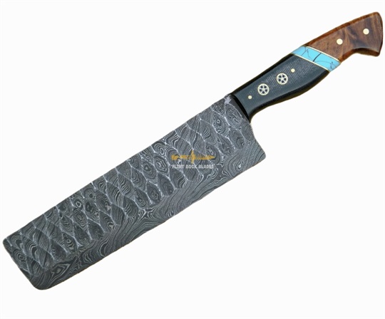 Damascus Steel Nakiri Knife