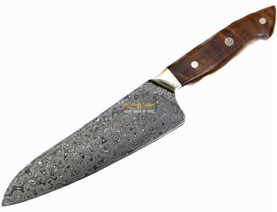 Damascus Steel Santoku Chef Knife