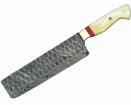 Damascus Steel Nakiri Knife