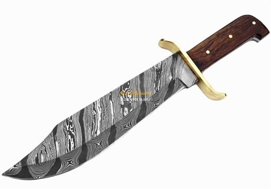 Damascus Steel Texas Bowie knife