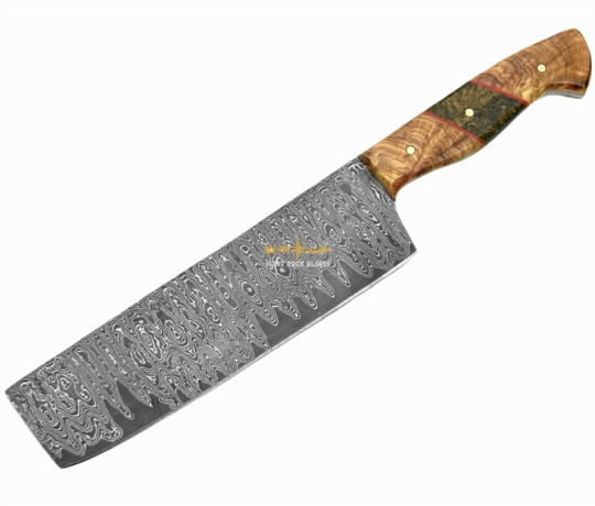 Damascus Steel Nakiri Knife