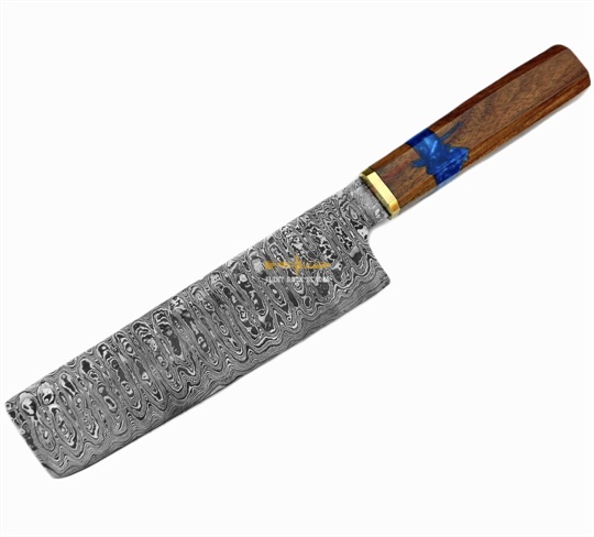 Damascus Steel Nakiri Knife