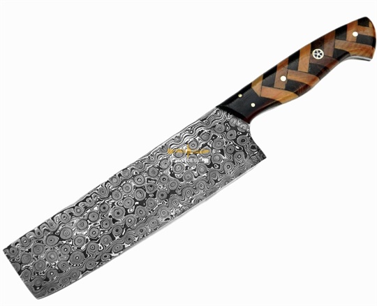 Damascus Steel Nakiri Knife