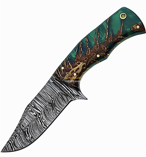 Damascus Steel Skinner Knife 