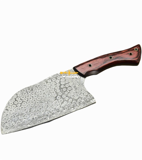 Damascus steel Cleaver 