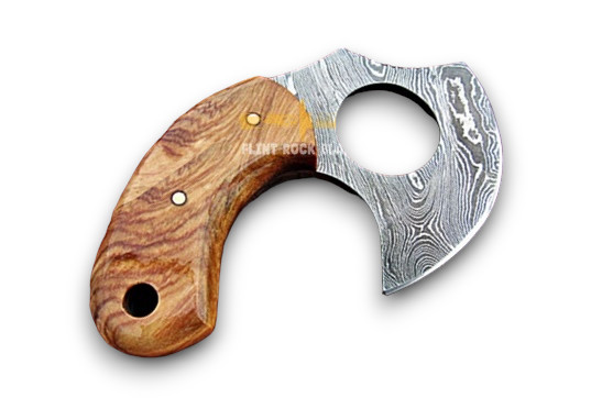 Damascus Steel Mini Ulu